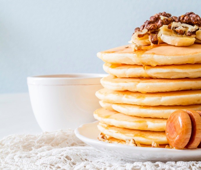 Банановые оладьи